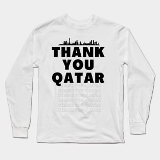 Thank you Qatar, Qatar, Long Sleeve T-Shirt